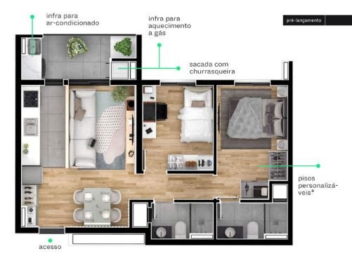 Apartamento - Venda - Novo Mundo - Curitiba - PR